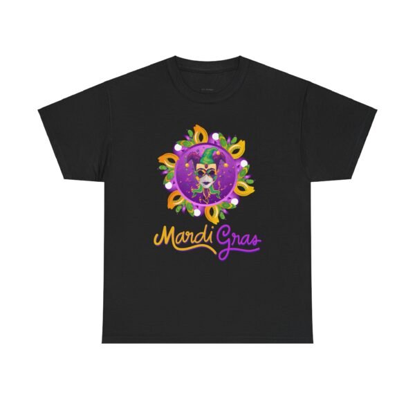 Mardi Gras Tee, Unisex Graphic Tshirt - Image 2