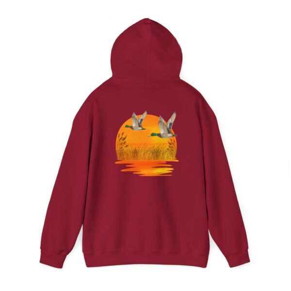 Ducks Over Sunset Outsider hoodie - wildlife lover hooded sweatshirt - Image 51