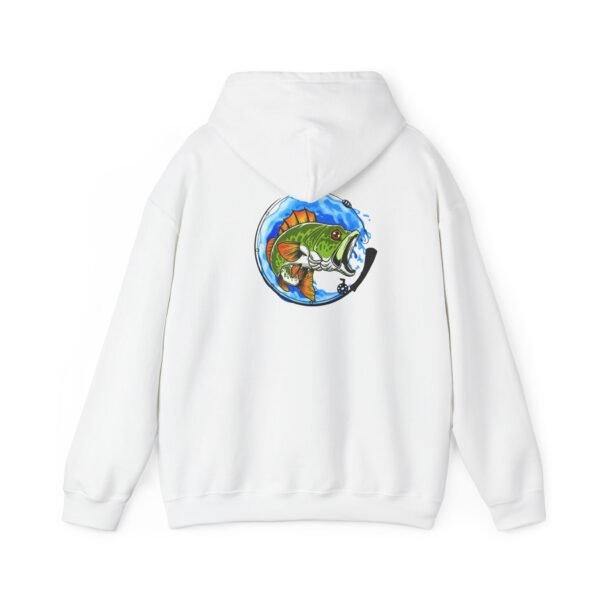 Outsider Bass lovers Fishing unisex Hooded Sweatshirt - Image 6