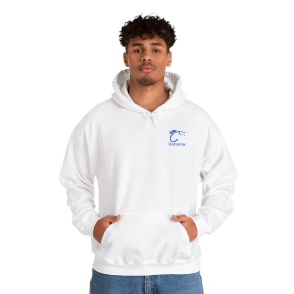 Outsider Bass lovers Fishing unisex Hooded Sweatshirt - Image 2