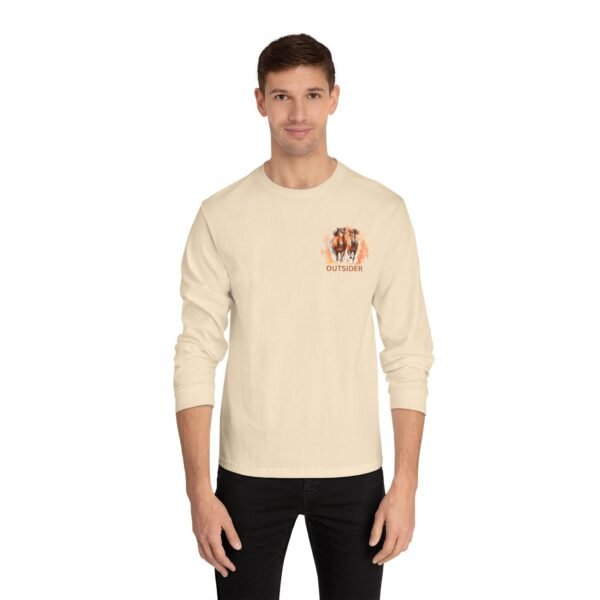 Outsider horse lovers Classic  unisex Long Sleeve T-Shirt - Image 15