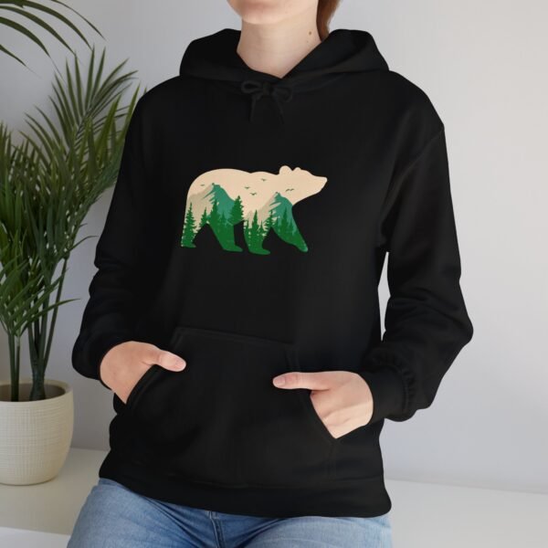Mountain bear  Heavy Blend unisex Hooded Sweatshirt