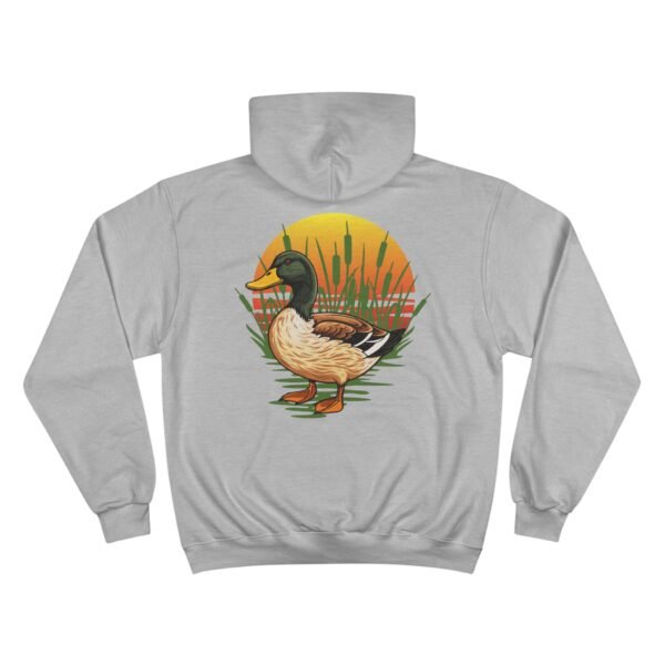 Mallards at Sunset Champion Hoodie, Wildlife Ducks Sweatshirt, Nature Lover Gift, Outdoor Apparel, Bird Watching Jumper, Wildlife - Image 10