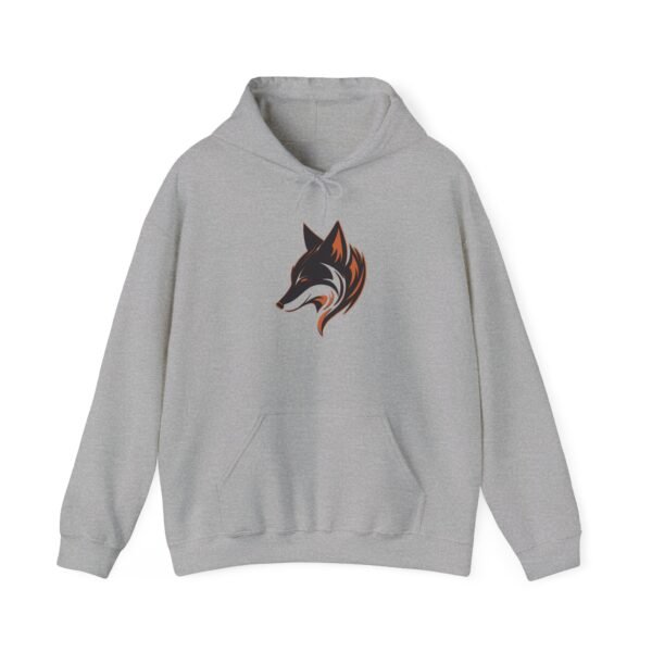 Dark fox Unisex Hooded Sweatshirt - Image 15