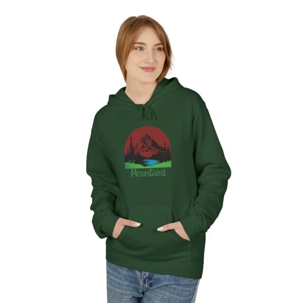 Mountains Midweight Softstyle Unisex Fleece Hoodie - Image 20