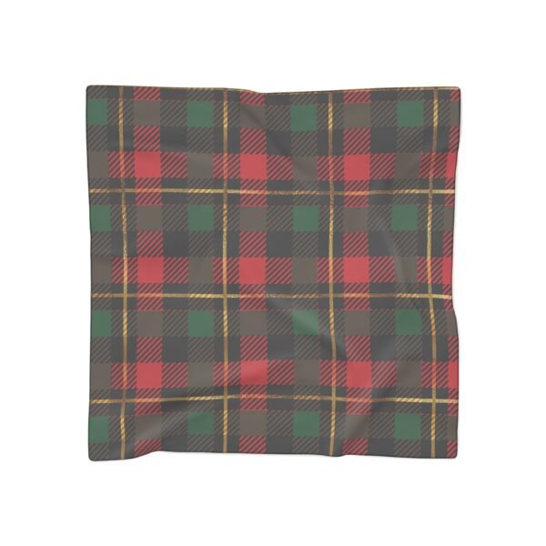 Women's plaid Poly Scarf - Image 4