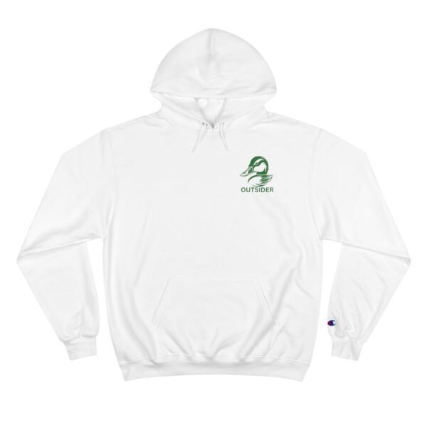 Outdoor Champion Hoodie - Ducks Flying Over Sunset Design for Wildlife and Outdoor Lovers - Image 5