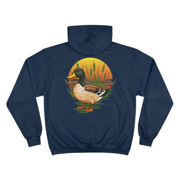 Mallards at Sunset Champion Hoodie, Wildlife Ducks Sweatshirt, Nature Lover Gift, Outdoor Apparel, Bird Watching Jumper, Wildlife - Image 18