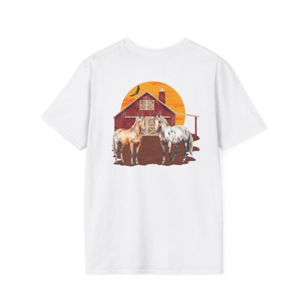 Outsider horse lover unisex Softstyle T-Shirt - Image 6