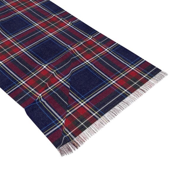 Plaid Lightweight Scarf, Tartan Neck Wrap, Soft Checkered Shawl, Unisex Fall Accessory, Winter Fashion Gift