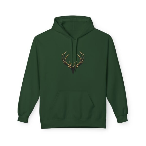 Deer Antlers Midweight Softstyle  Unisex Fleece Hoodie - Image 14