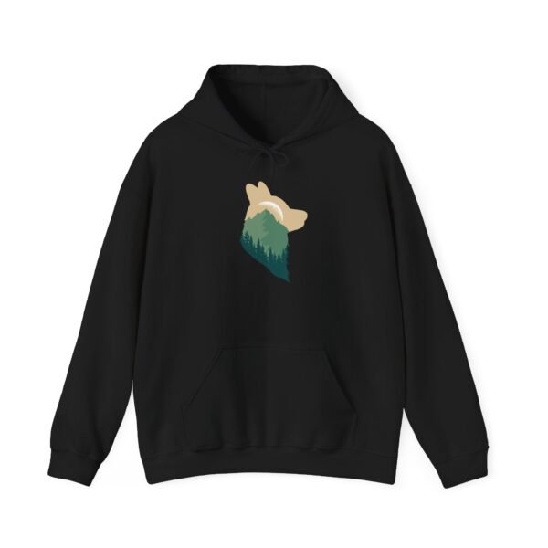 Mountain Wolf unisex Hooded Sweatshirt - Image 6