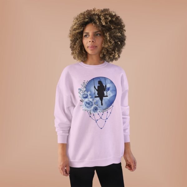 Full Moon Lady Swing Eco Sweatshirt, Moonlit Night Jumper, Nature Lover Gift, Sustainable Crewneck Pullover, Halloween Costume, Boho Chic - Image 34