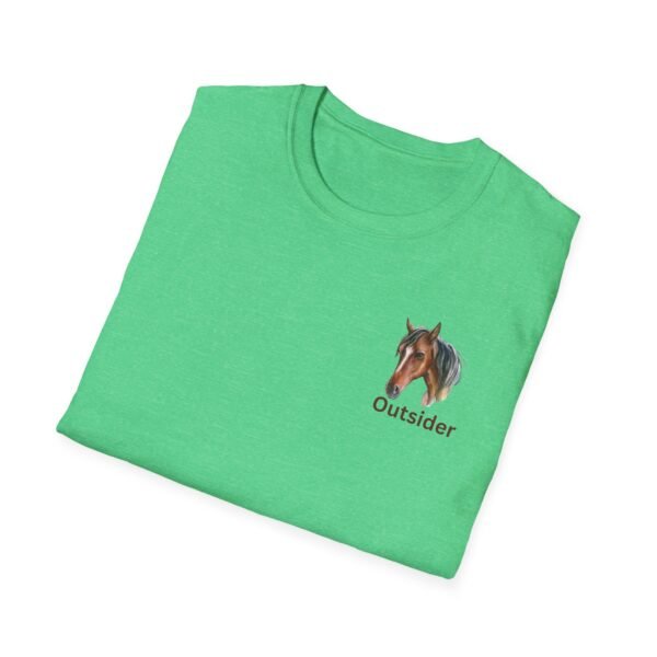 Outsider horse lovers unisex Softstyle T-Shirt - Image 14