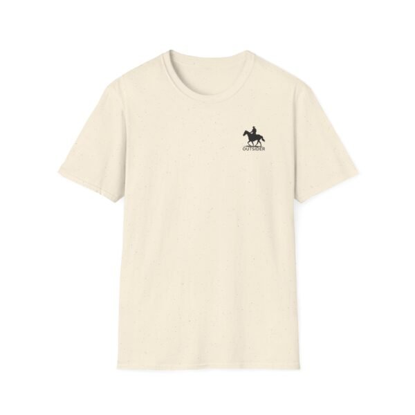 Men's horse riding into sunset Softstyle T-Shirt - Image 15