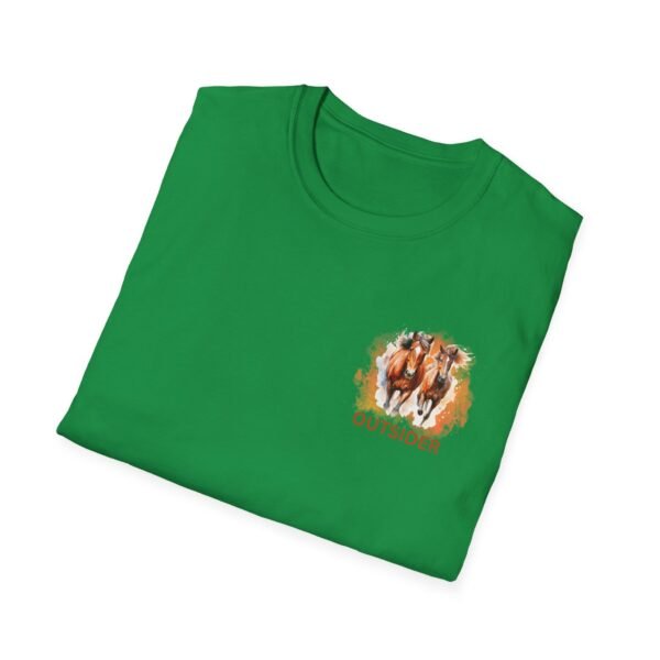 Outsider horse lover unisex Softstyle T-Shirt - Image 20
