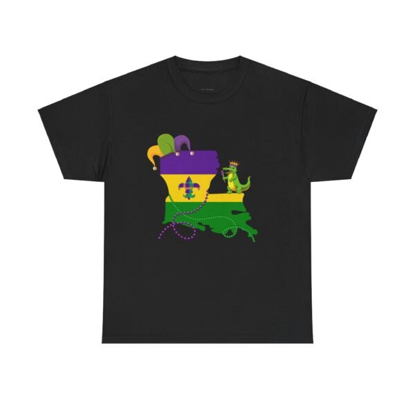 Mardi Gras Louisiana State Graphic Unisex Tee - Image 11