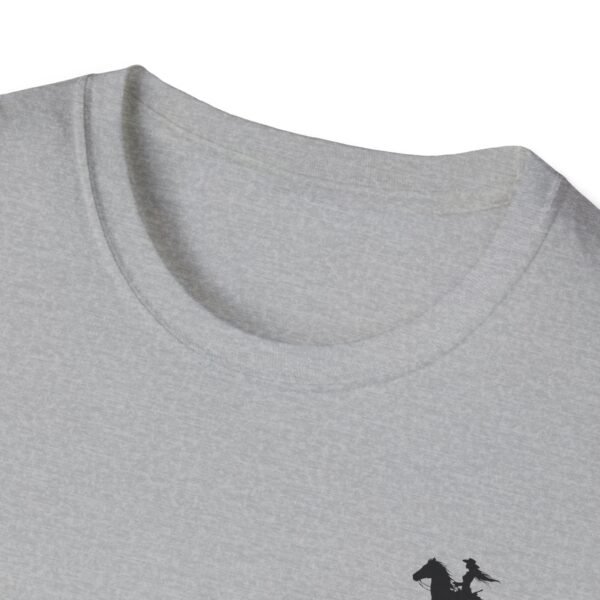 Outsider woman on horse Softstyle T-Shirt - Image 17