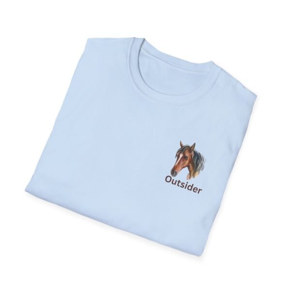 Outsider horse lovers unisex Softstyle T-Shirt - Image 22