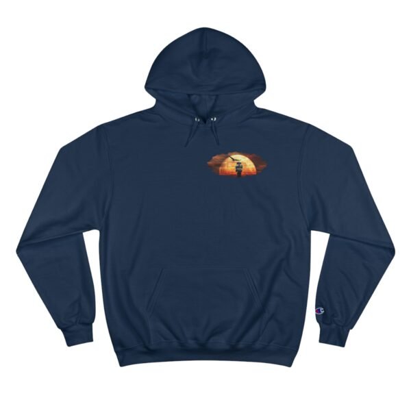 Eagle Storm Champion Hoodie, Unique Graphic Print, Stylish Pullover, Bird Lover Gift, Nature Enthusiast Apparel - Image 17