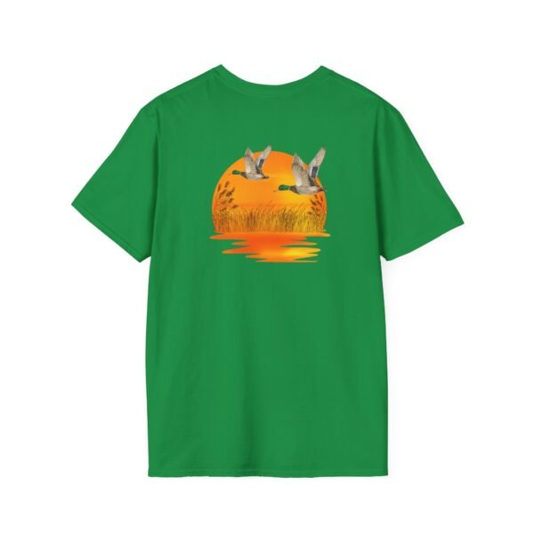 Outsider ducks at sunset Softstyle unisex T-Shirt - Image 18