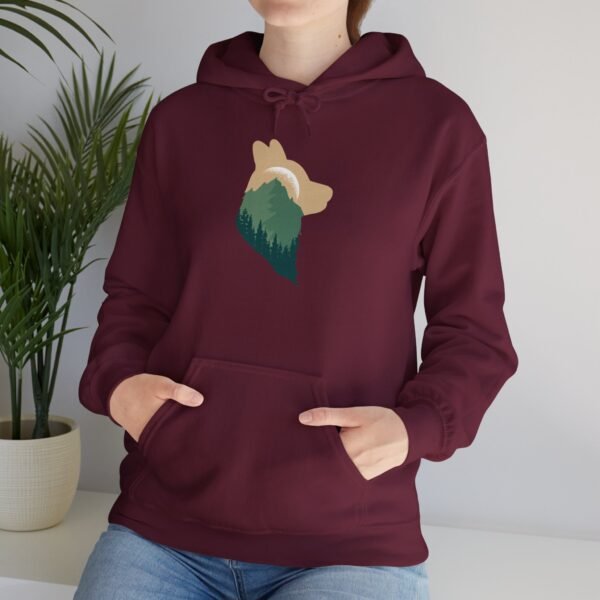 Mountain Wolf unisex Hooded Sweatshirt