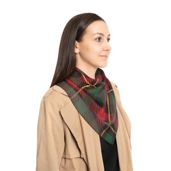 Women's plaid Poly Scarf