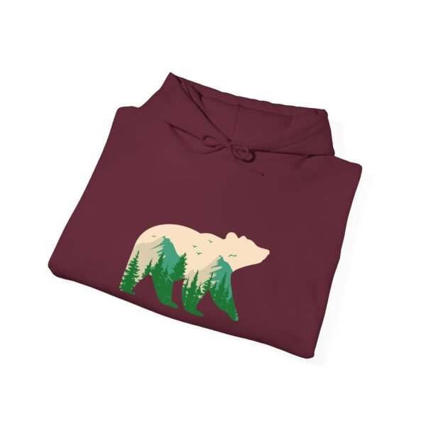 Mountain bear  Heavy Blend unisex Hooded Sweatshirt - Image 9