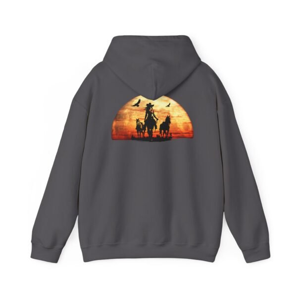 Sunset Western Woman Hoodie, Horse Lover Gift, Cowgirl Apparel, Ranch Life Pullover, Equestrian Wear, Country Sunset Sweatshirt - Image 31