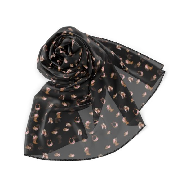 horse lovers Poly chiffon Scarf - Image 5