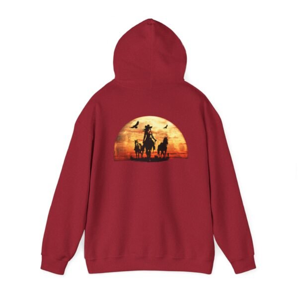 Sunset Western Woman Hoodie, Horse Lover Gift, Cowgirl Apparel, Ranch Life Pullover, Equestrian Wear, Country Sunset Sweatshirt - Image 40