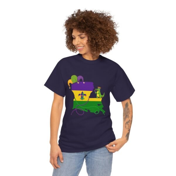 Mardi Gras Louisiana State Graphic Unisex Tee