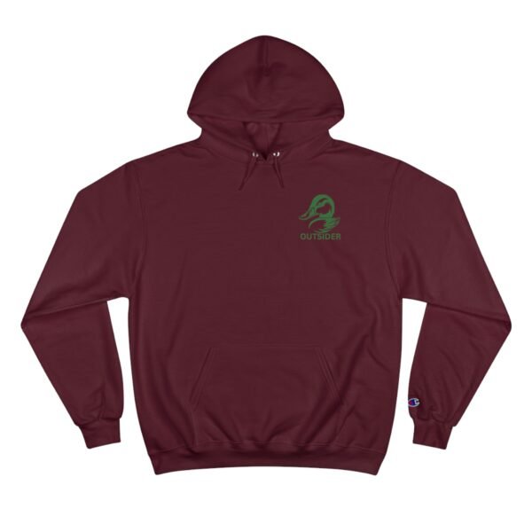 Outdoor Champion Hoodie - Ducks Flying Over Sunset Design for Wildlife and Outdoor Lovers - Image 2