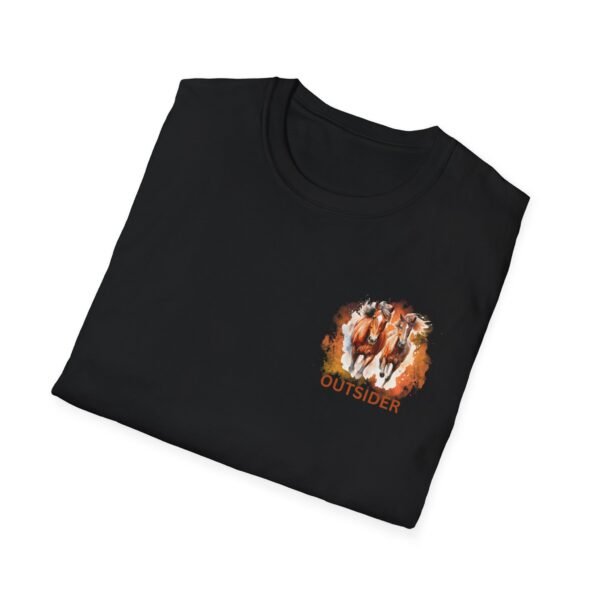Outsider horse lover unisex Softstyle T-Shirt - Image 12