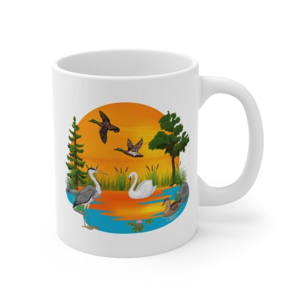 sunset lake Mug 11oz