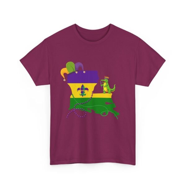 Mardi Gras Louisiana State Graphic Unisex Tee - Image 37