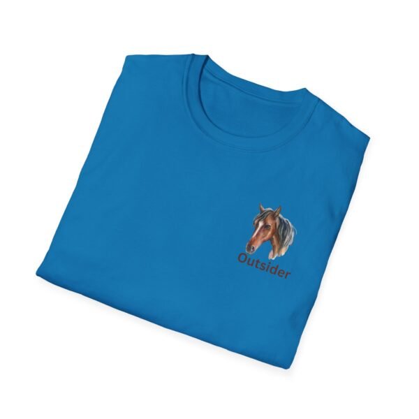 Outsider horse lovers unisex Softstyle T-Shirt - Image 30