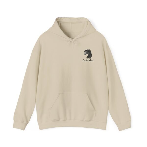 Outsider horse lovers unisex Hooded Sweatshirt - Image 6