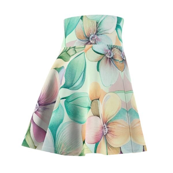 Floral Skater Skirt, Women's Pastel Fashion, Cute Flowy Summer Mini Skirt, Spring Floral Print, Garden Party Outfit, Easter Outfit - Image 7