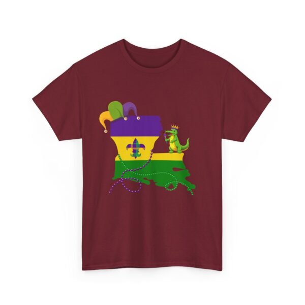 Mardi Gras Louisiana State Graphic Unisex Tee - Image 41