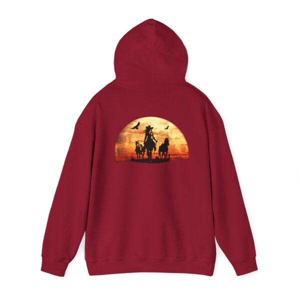 Sunset Western Woman Hoodie, Horse Lover Gift, Cowgirl Apparel, Ranch Life Pullover, Equestrian Wear, Country Sunset Sweatshirt - Image 48