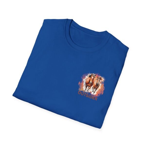 Outsider horse lover unisex Softstyle T-Shirt - Image 40