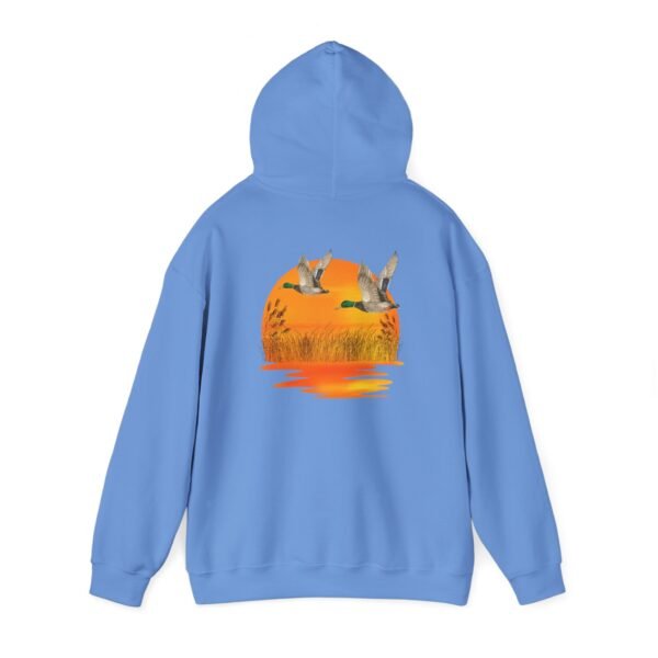 Ducks Over Sunset Outsider hoodie - wildlife lover hooded sweatshirt - Image 31