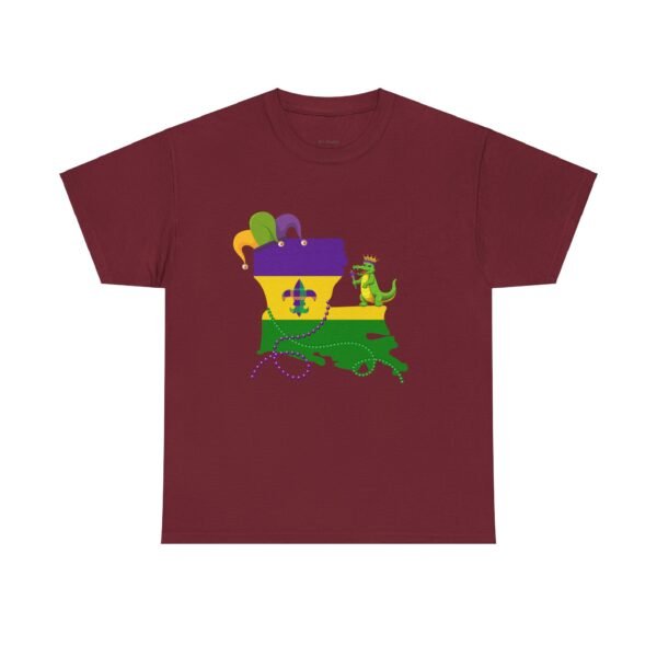 Mardi Gras Louisiana State Graphic Unisex Tee - Image 39