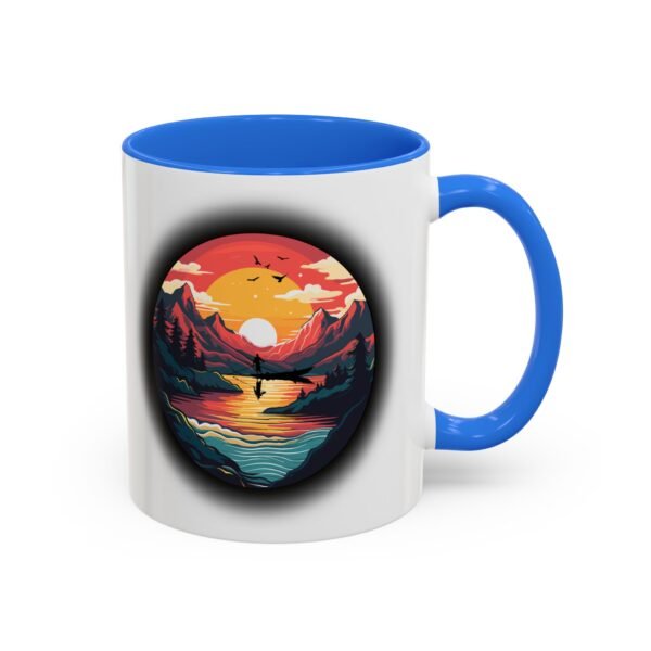 Colorful fishing at sunset Mug, 11oz - Image 10