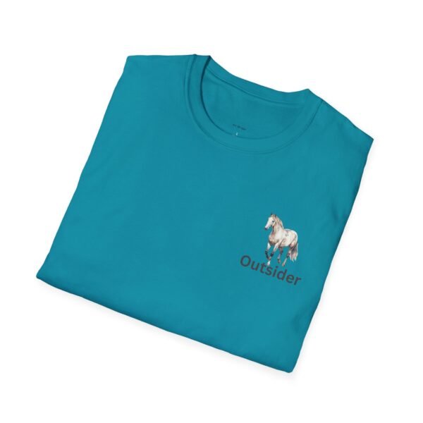 Outsider horse lovers unisex  Softstyle T-Shirt - Image 28