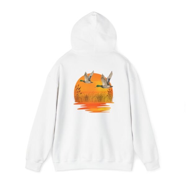 Ducks Over Sunset Outsider hoodie - wildlife lover hooded sweatshirt - Image 9