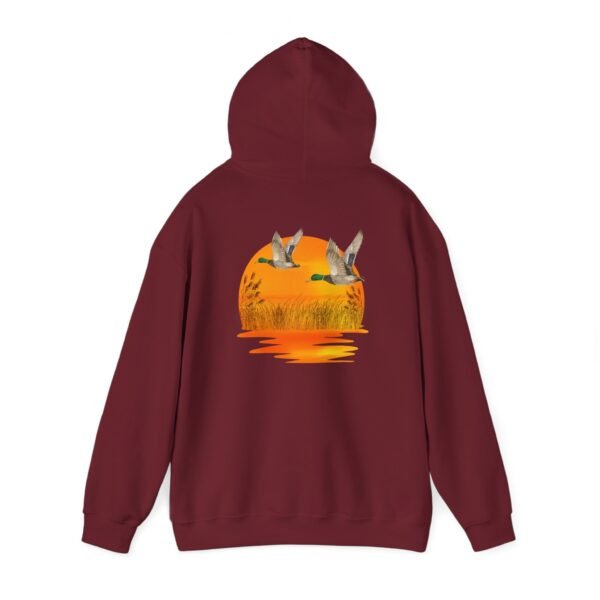 Ducks Over Sunset Outsider hoodie - wildlife lover hooded sweatshirt - Image 47