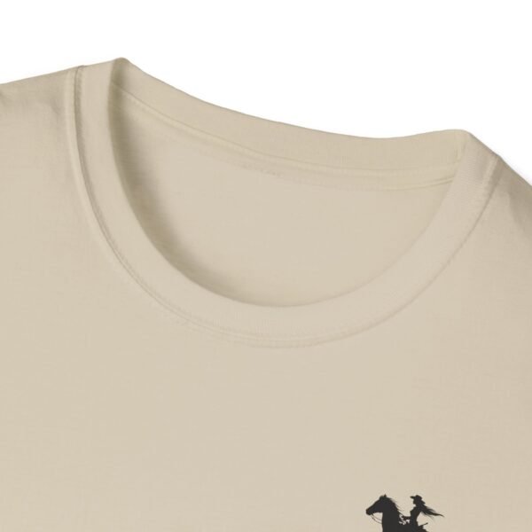 Outsider woman on horse Softstyle T-Shirt - Image 9