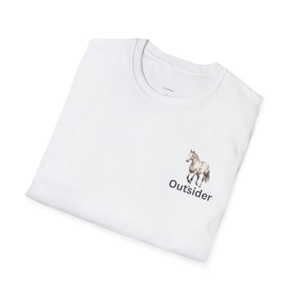 Outsider horse lovers unisex  Softstyle T-Shirt - Image 8